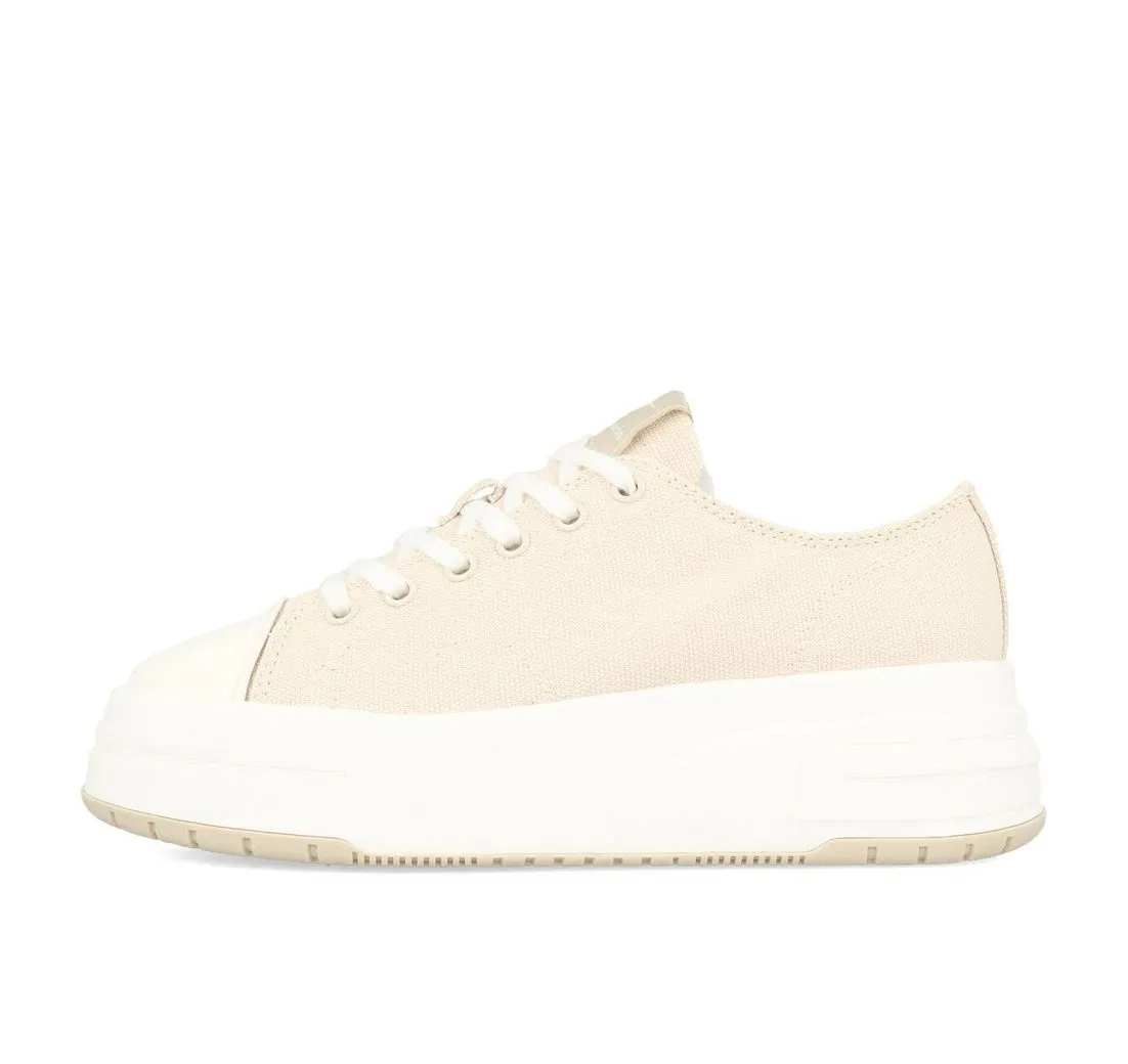 TAMARIS Tamaris 1-23815-20-418 Vegan Plateau Canvas Sneaker Damen Ivory Sneaker