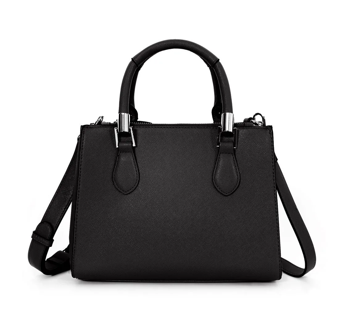 TAN.TOMI Henkeltasche Umhängetasche Messenger Taschen Kleine Handtasche für Damen (Mittel Mehrere Fächer & Reißverschlüsse, mit Abnehmbar Schulterriemen), Handtasche Damen Crossbody Tote Henkeltasche