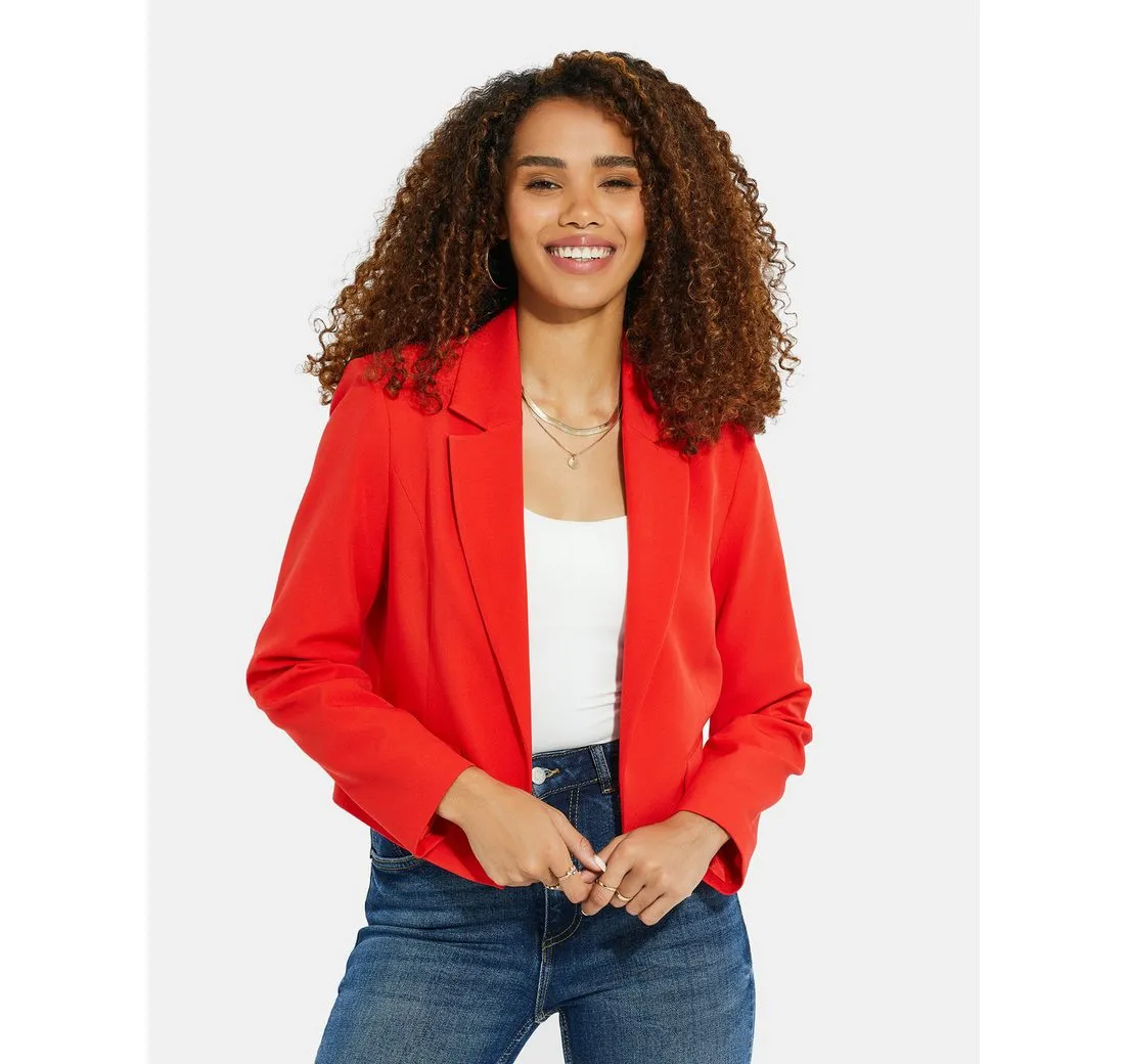 THREADBARE Jackenblazer THB Comptan Cropped Blazer (1-tlg) im angesagten Cropped-Stil
