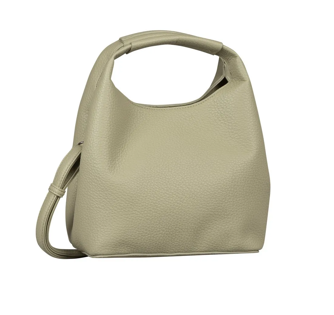 TOM TAILOR Denim Hobo Luara, aus genarbtem Lederimitat ina aktuellen Trendfarben