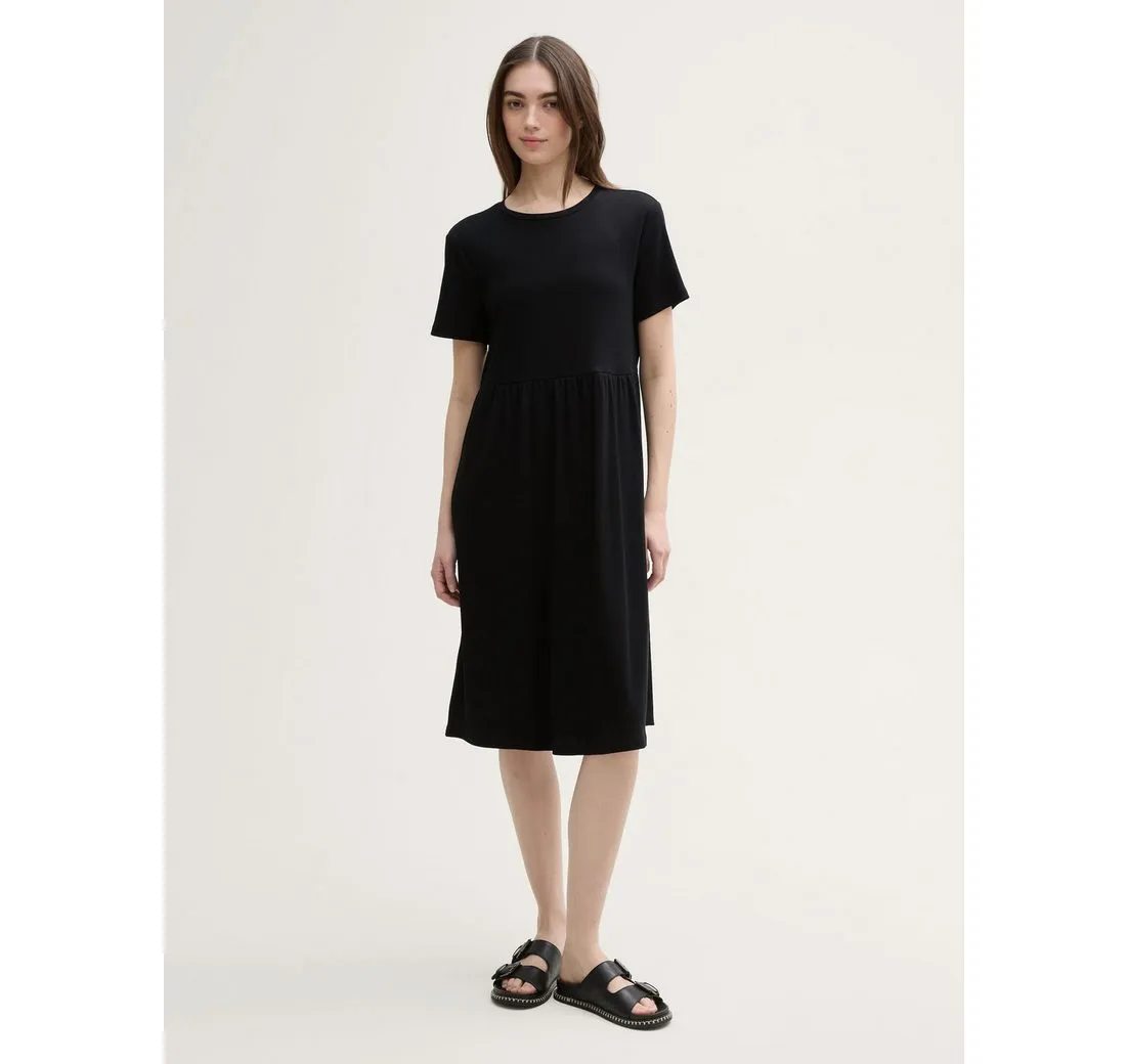 TOM TAILOR DENIM Sommerkleid Jersey Midi-Kleid