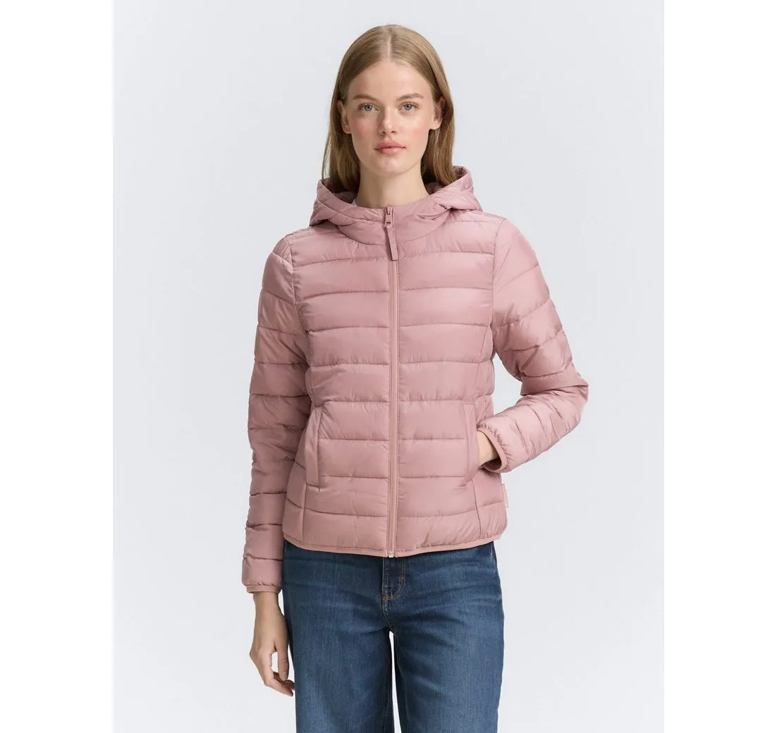 TOM TAILOR DENIM Steppjacke Lightweight Steppjacke mit Kapuze Lightweight Steppjacke mit Kapuze