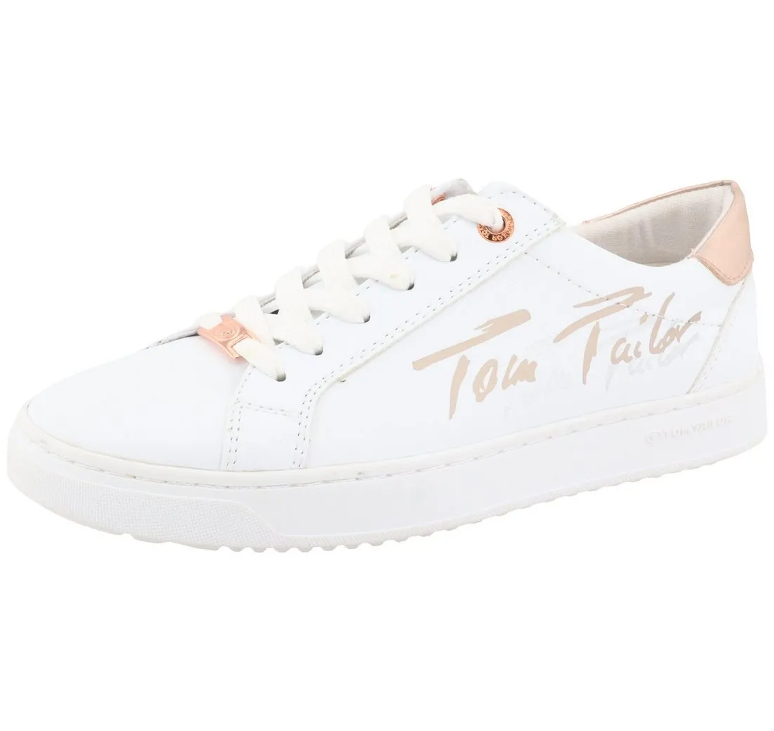 TOM TAILOR Ellen Plateausneaker mit Kontrastbesatz, Freizeitschuh, Halbschuh, Schnürschuh