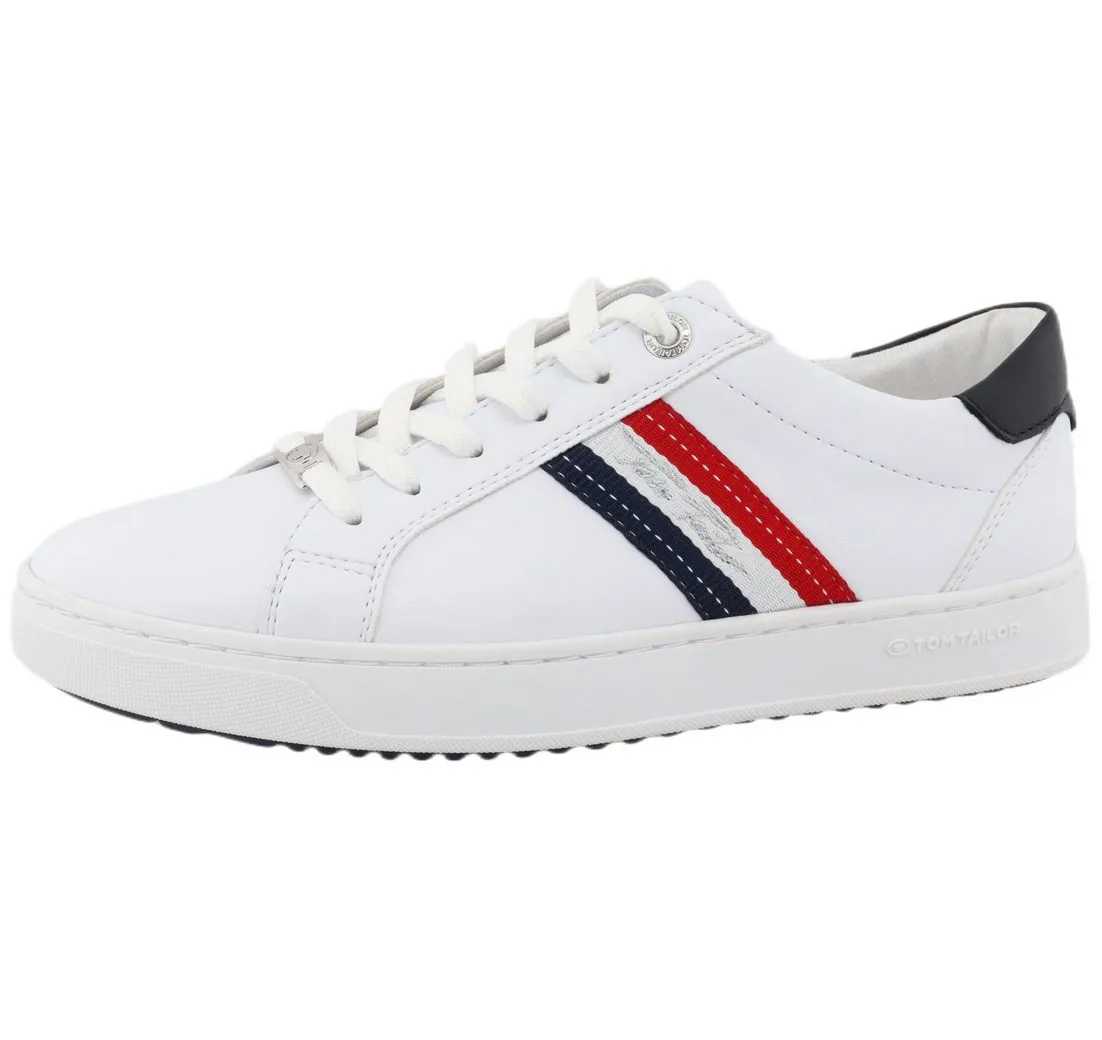 TOM TAILOR Ellen Plateausneaker mit Tom Tailor Stickerei, Freizeitschuh, Halbschuh, Schnürschuh