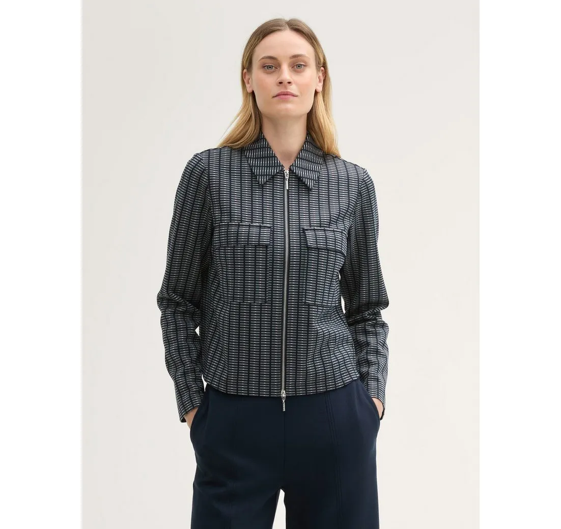 TOM TAILOR Jackenblazer Gemusterte Blazerjacke