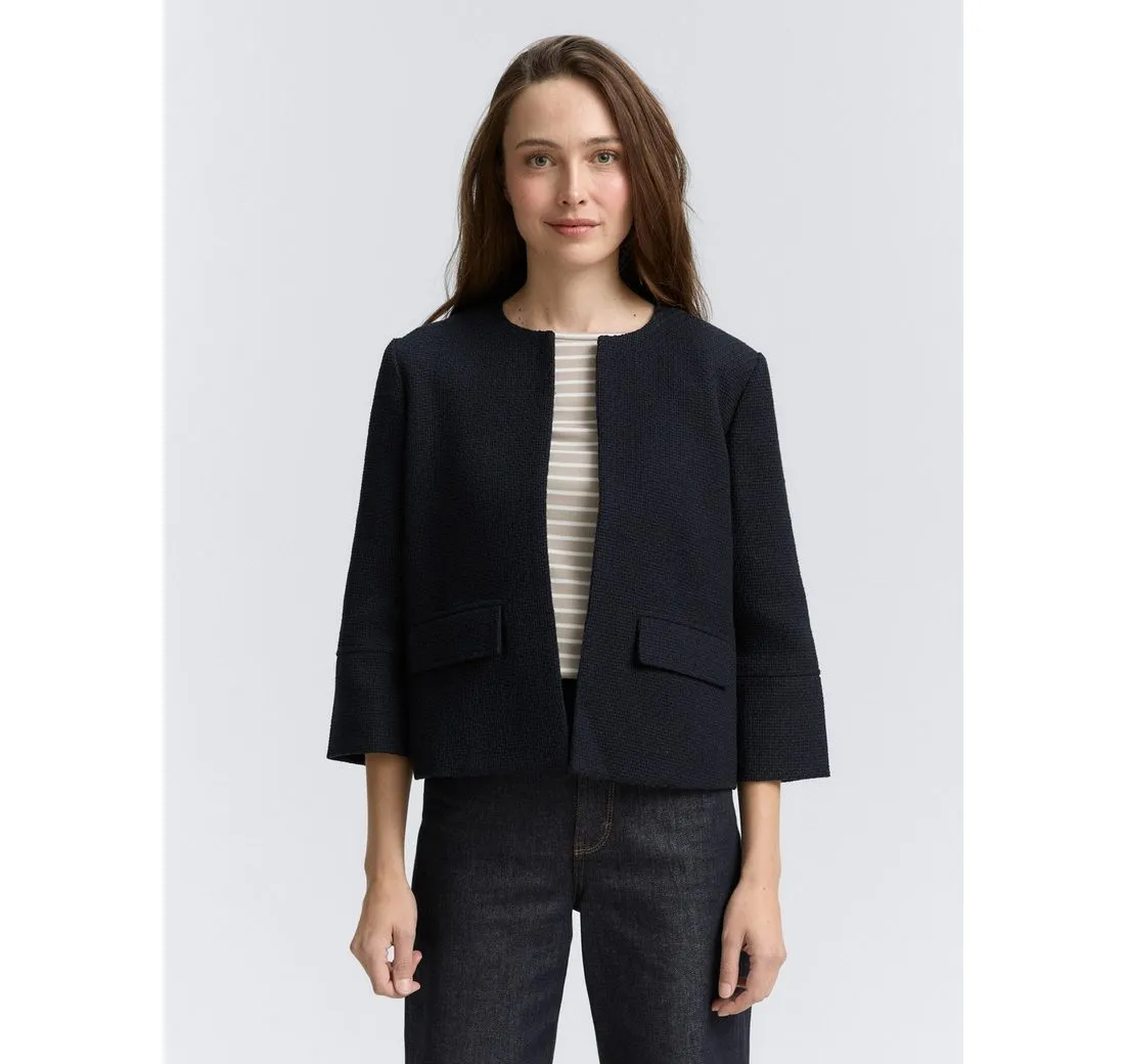 TOM TAILOR Jackenblazer Regular Fit Bouclé Jacke Regular Fit Bouclé Jacke