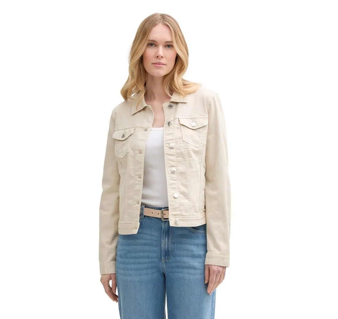 TOM TAILOR Jeansjacke im farbigen Denim