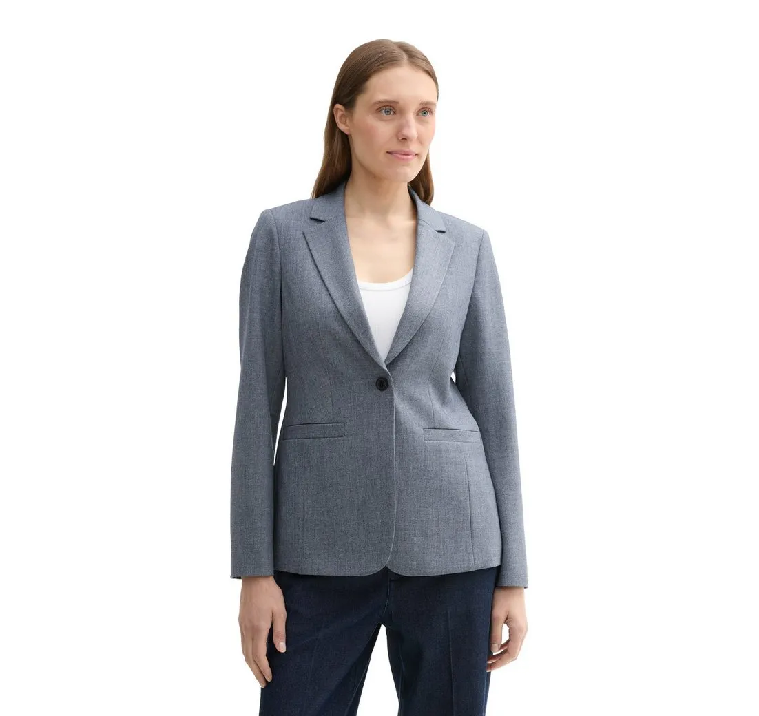 TOM TAILOR Kurzblazer mit V-Ausschnitt