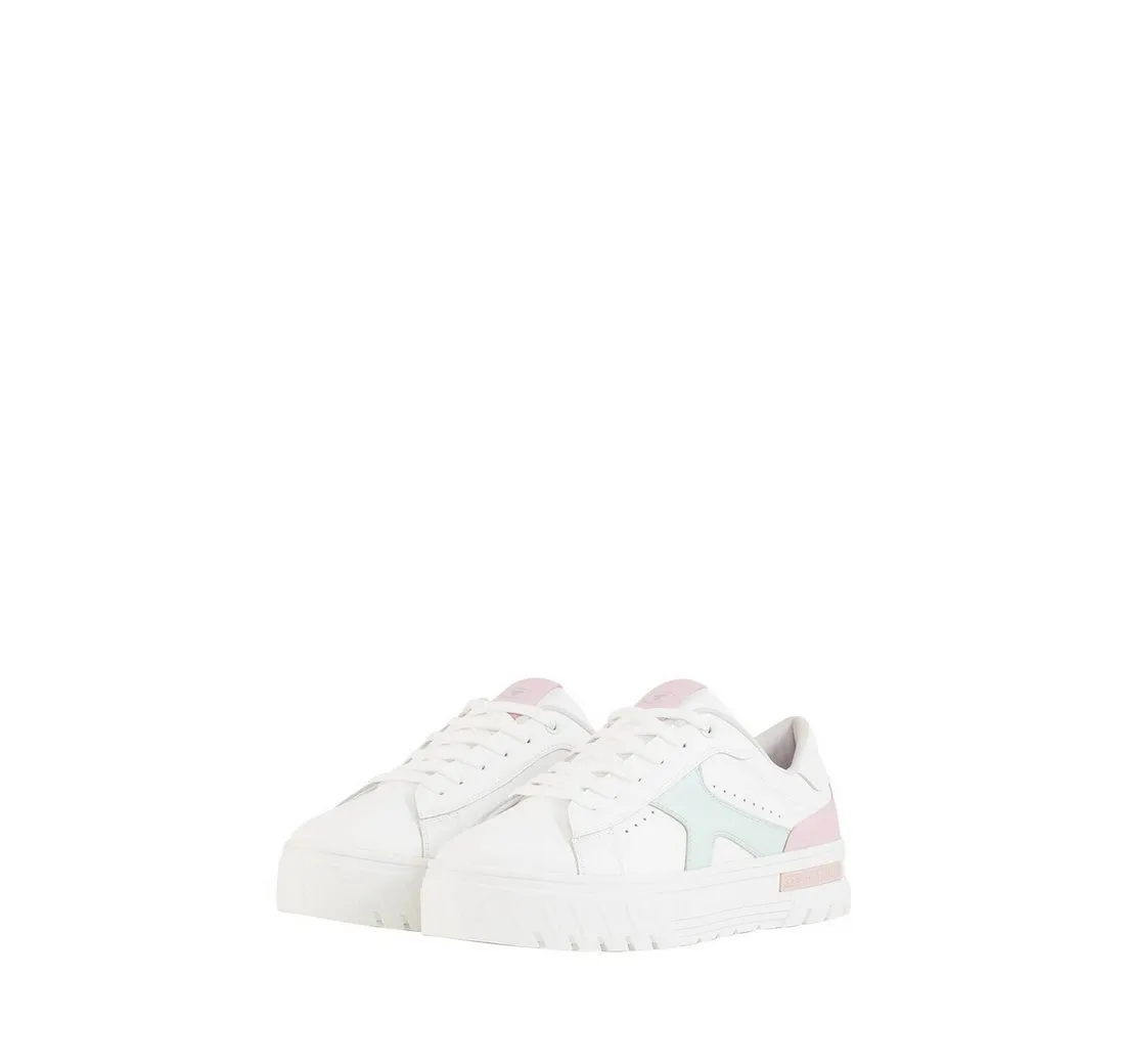 TOM TAILOR Sneaker aus Leder Sneaker (1-tlg) aus echtem Leder