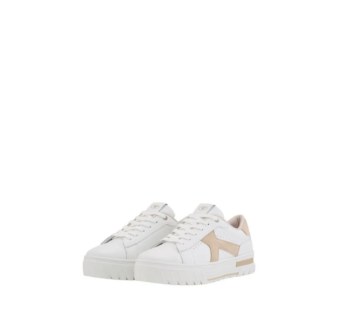TOM TAILOR Sneaker aus Leder Sneaker (1-tlg) aus echtem Leder