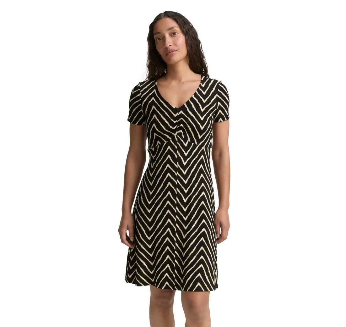 TOM TAILOR Sommerkleid mit All-Over Print