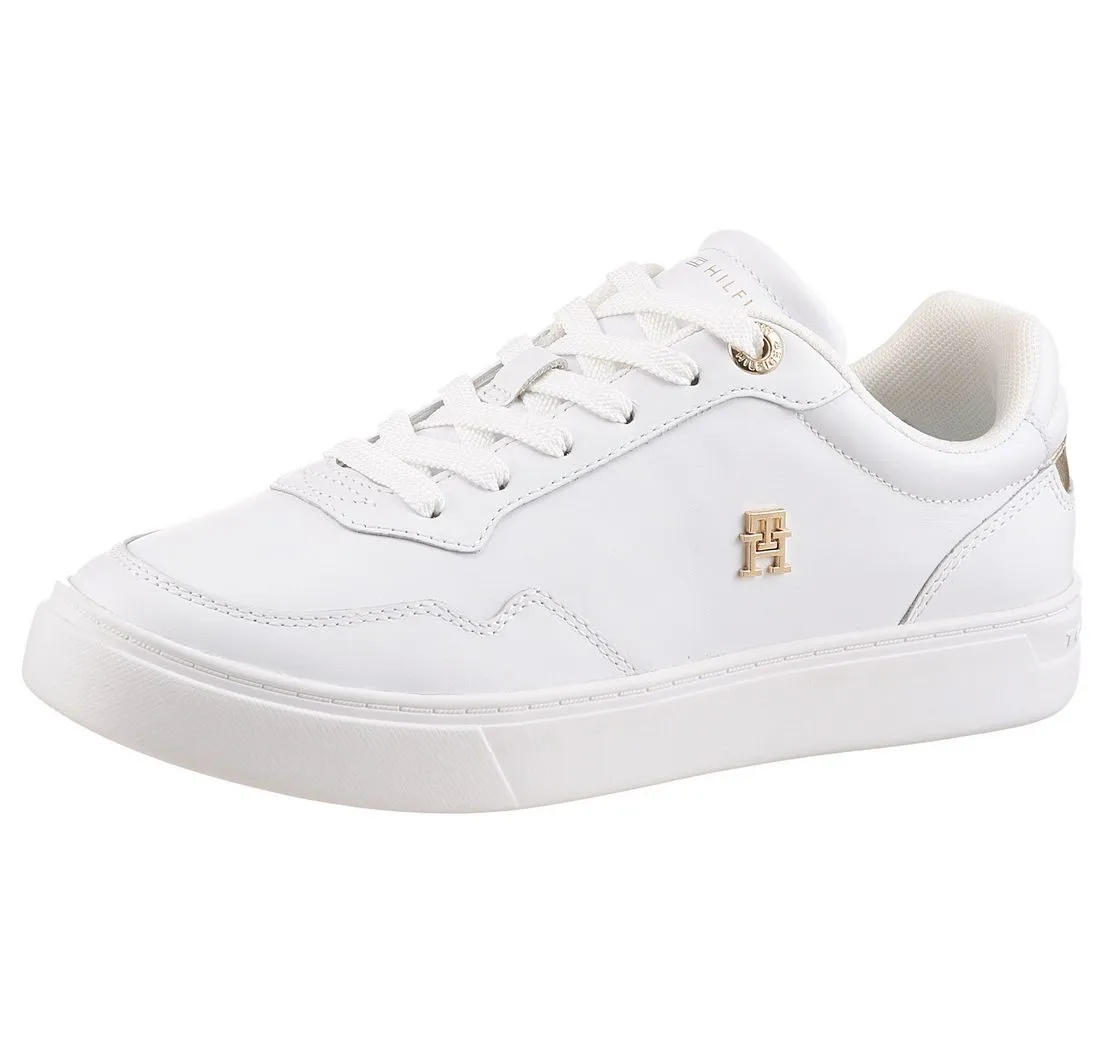 TOMMY HILFIGER ESSENTIAL ELEVATED COURT SNEAKER Plateausneaker, Freizeitschuh, Halbschuh, Schnürer im Basket-Look