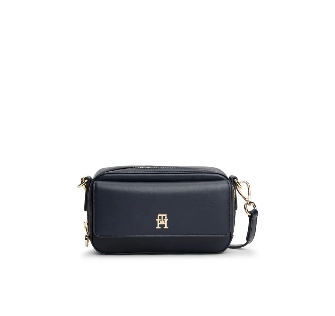 Tommy Hilfiger Mini Bag TH ICON CAMERA BAG, Damen Umhängetasche, Schultertasche mit TH-Logoemblem