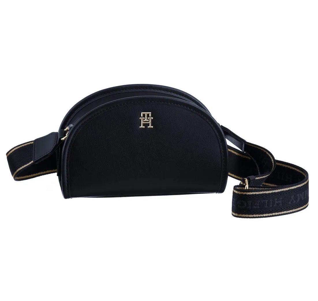 Tommy Hilfiger Mini Bag TH MONOTYPE HALF MOON CAMERA BAG, Handtasche Damen Tasche Damen Schultertasche