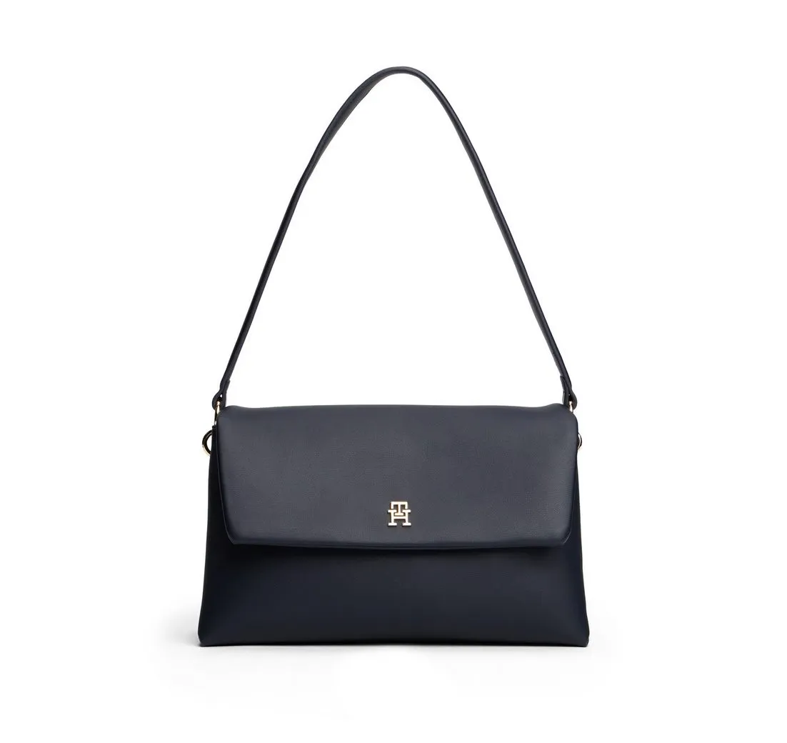 Tommy Hilfiger Schultertasche TH MODERN ESS SHOULDER BAG, Damen Minibag, Tragetasche mit goldfarbenen Details