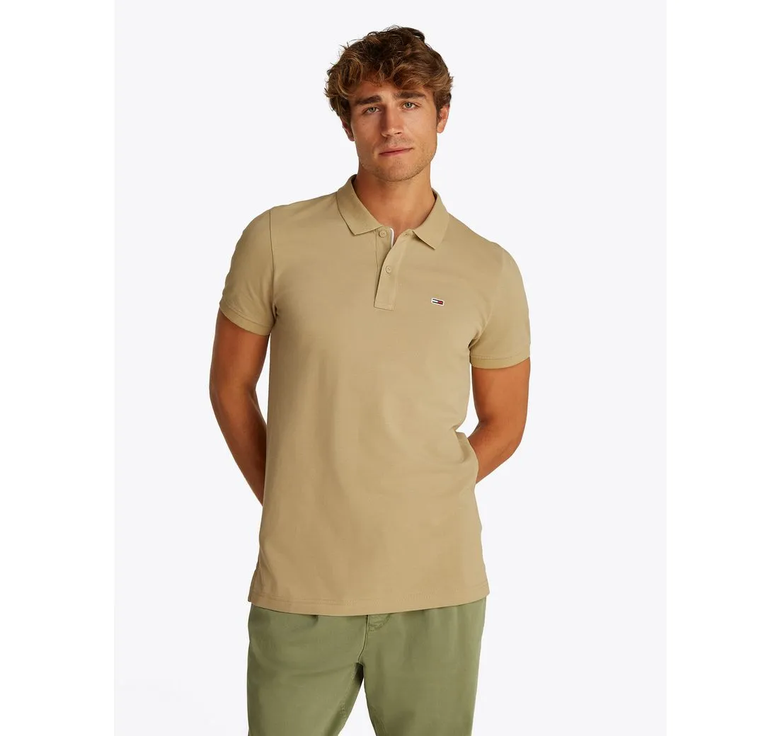 TOMMY JEANS Poloshirt TJM SLIM PLACKET POLO EXT