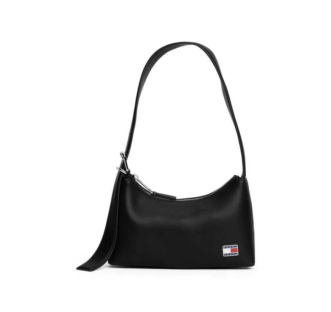Tommy Jeans Schultertasche TJW COOL SHOULDER BAG, Damen Minibag, Umhängetasche mit Hardcover-Schmuckelement