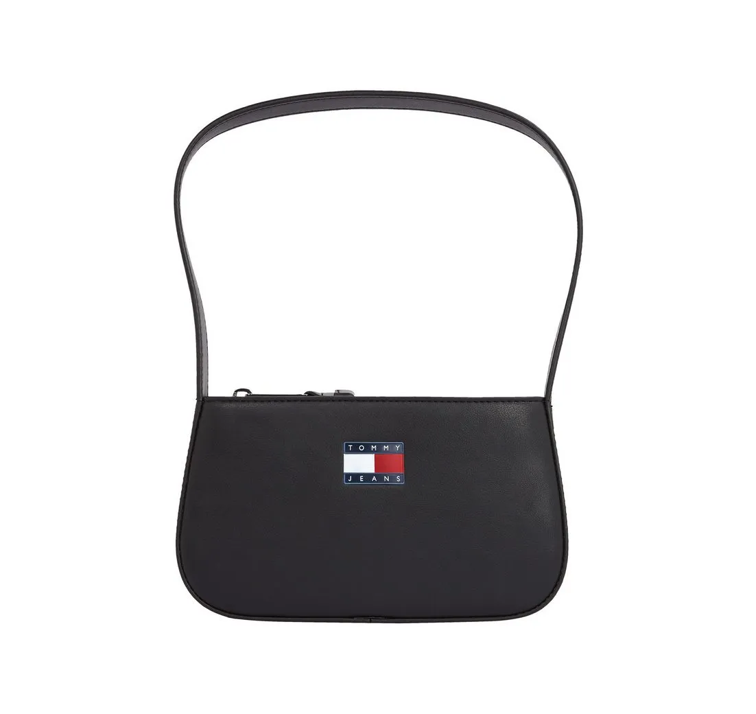 Tommy Jeans Schultertasche TJW ESS MUST SHOULDER BAG, Damen Umhängetasche, Mini Bag Henkeltasche mit Logoflagge