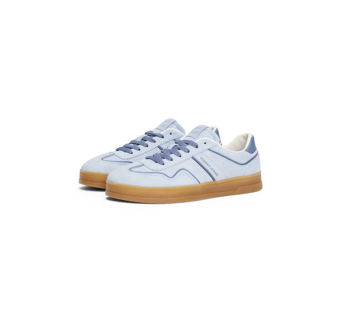 TOMMY JEANS THE GREENWICH Plateausneaker, Schnürer, Halbschuh, Freizeitschuh mit Kontrastbesatz