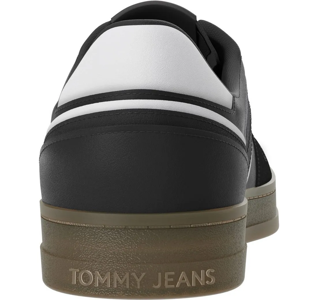 TOMMY JEANS TJW COURT SNEAKER Plateausneaker, Freizeitschuh, Halbschuh, Schnürschuh mit Kontrast-Details