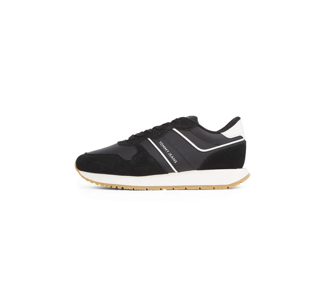 TOMMY JEANS TJW EVA RETRO RUNNER Plateausneaker, Freizeitschuh, Halbschuh, Schnürschuh mit gepolstertem Schaftrand