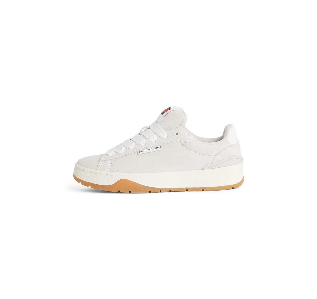 TOMMY JEANS TJW SKATE SNEAKER Plateausneaker, Freizeitschuh, Halbschuh, Schnürschuh mit gepolstertem Schaftrand
