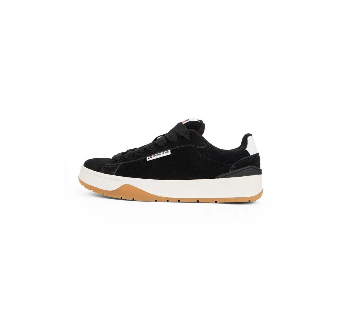 TOMMY JEANS TJW SKATE SNEAKER Plateausneaker, Freizeitschuh, Halbschuh, Schnürschuh mit gepolstertem Schaftrand
