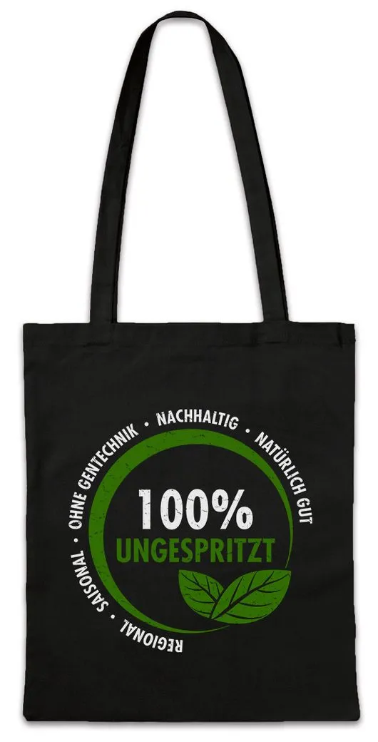 Urban Backwoods Beuteltasche 100% Ungespritzt Stofftasche Ernte Vegan Öko Demeter Landwirt Eco (1-tlg), Landwirt Botaniker Gärtner Bauer