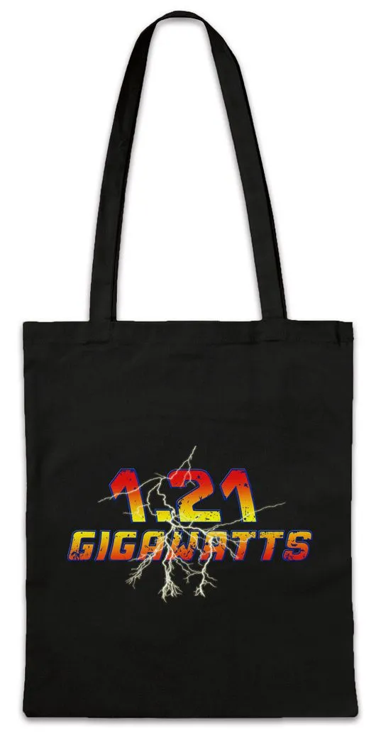 Urban Backwoods Beuteltasche 1.21 Gigawatts Stofftasche Zurück Eighties In McFly Die Back Car Time (1-tlg), To The Zukunft Future