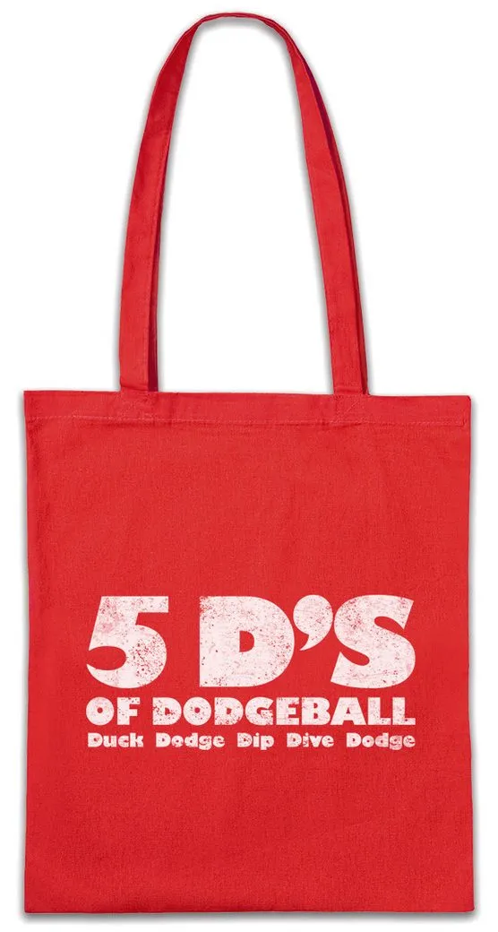 Urban Backwoods Beuteltasche 5 D's Stofftasche Of Voll Globo Dodgeball Fun Duck Auf Dodge Dip Dive (1-tlg), Die Nüsse Gym Class