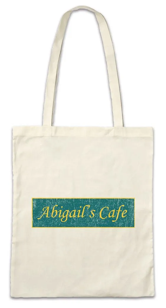Urban Backwoods Beuteltasche Abigail's Cafe Stofftasche When Calls City Place The Name Heart Sign (1-tlg), Stadt Logo Symbol Sign