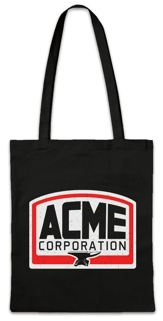 Urban Backwoods Beuteltasche ACME Corporation Stofftasche Logo Tunes Cartoon Corp Company Looney (1-tlg), Co. Firma Wile E.