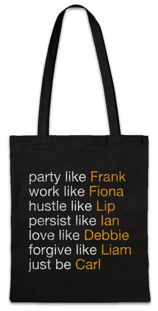 Urban Backwoods Beuteltasche Act Like Gallagher Stofftasche Frank Kult Ian Lip Fi Serie Shameless (1-tlg), Alibi Room White Trash