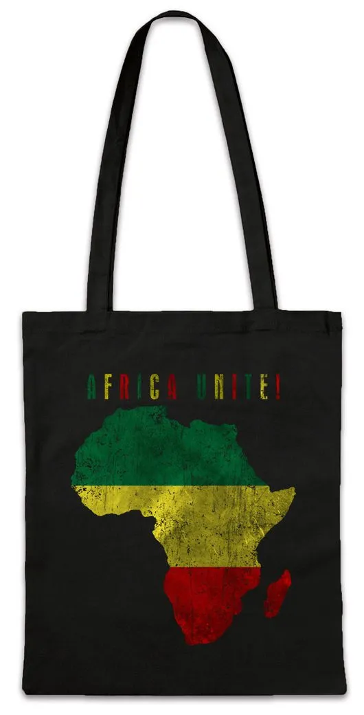 Urban Backwoods Beuteltasche Africa Unite Stofftasche Reggae Music Jah Babylon MusikBob (1-tlg), Reggae Marley Irie Ska