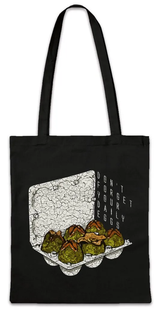 Urban Backwoods Beuteltasche Alien Eggs Stofftasche Ripley Prometheus Nostromo Weyland Movie Film (1-tlg), Fan Saga Face Hugger