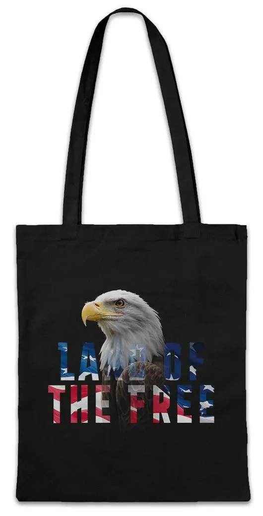 Urban Backwoods Beuteltasche American Eagle Stofftasche Adler United States Of America USA US (1-tlg), Independence Day Flag Banner