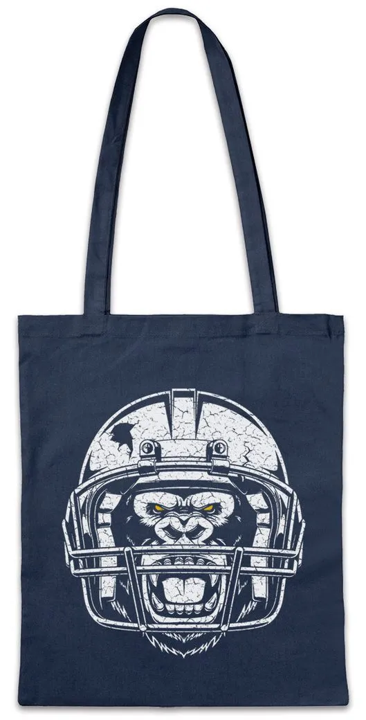 Urban Backwoods Beuteltasche American Football Gorilla Stofftasche Player Passion Sport Love (1-tlg), Addiction Ball Spieler Cheerleader