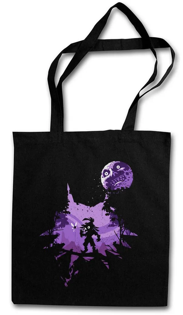 Urban Backwoods Beuteltasche Anime Mask Stofftasche Majora Horror Kid Zelda Game Fantasy Kult (1-tlg), Legend Link nerd Gamer
