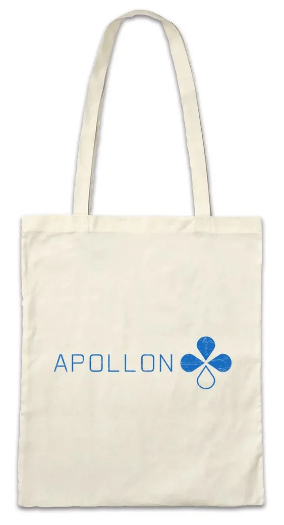 Urban Backwoods Beuteltasche Apollon Logo II Stofftasche Danish The Biotech Company Rain Symbol (1-tlg), Firma Simone Virus Andersen
