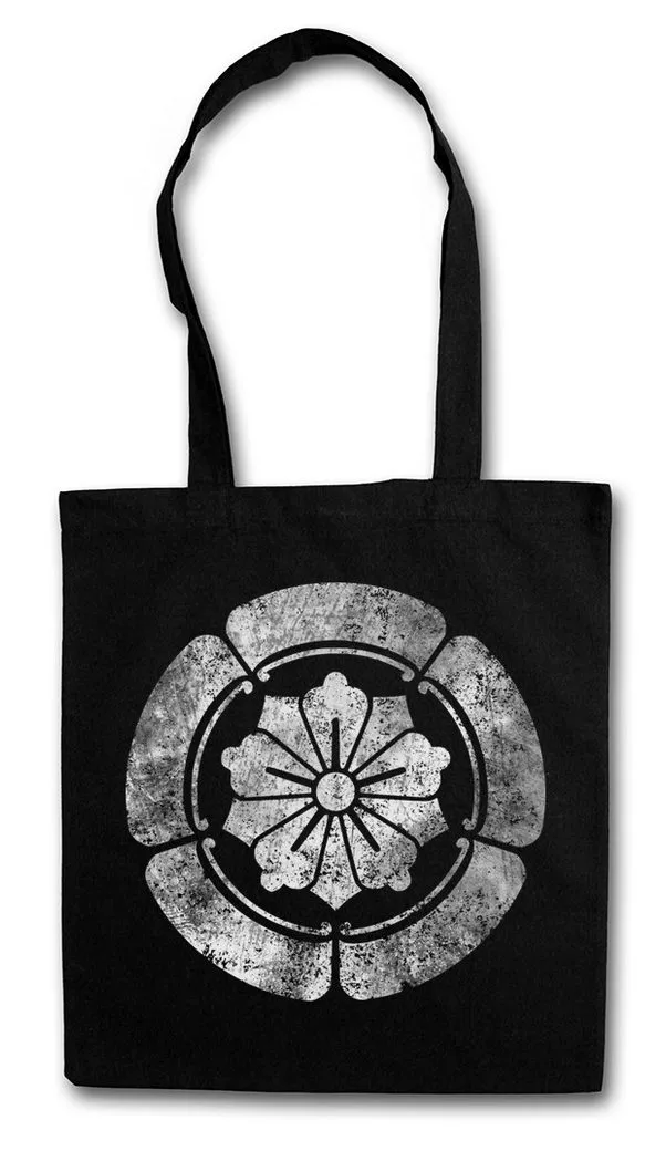 Urban Backwoods Beuteltasche Arima Clan Mon Stofftasche Shogun Samurai Ninja Shogunat Japan Logo (1-tlg), Symbol Bushido Katana Daimyo