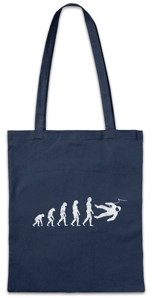 Urban Backwoods Beuteltasche Astronaut Evolution Stofftasche Space Weltraum Cosmonaut Cosmos Kosmos (1-tlg), Mond Moon Stars Sci-Fi