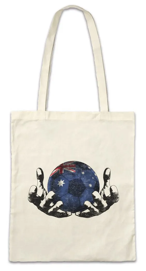 Urban Backwoods Beuteltasche Australia Football Magic Ball Stofftasche Australien Australische (1-tlg), Fahne Australisch Australian Fußball
