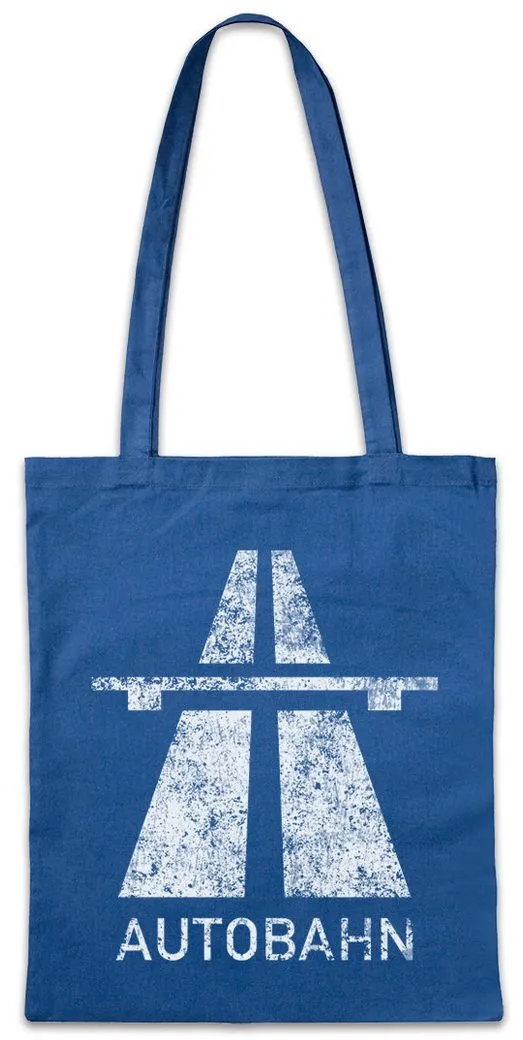 Urban Backwoods Beuteltasche Autobahn Stofftasche Techno Acid Indie Sign Schild Road Elektro Pop (1-tlg), Synthesizer 70s Synth Electro