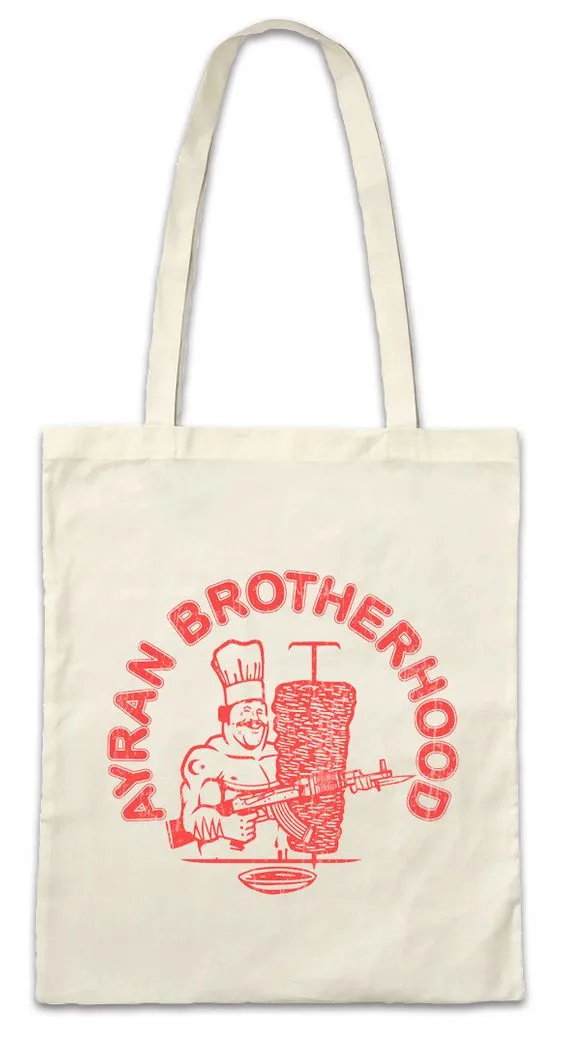 Urban Backwoods Beuteltasche Ayran Crew Stofftasche Döner Kebab Dönerladen Türkei Spaß Gang Love (1-tlg), Fun Addiction Türkisch
