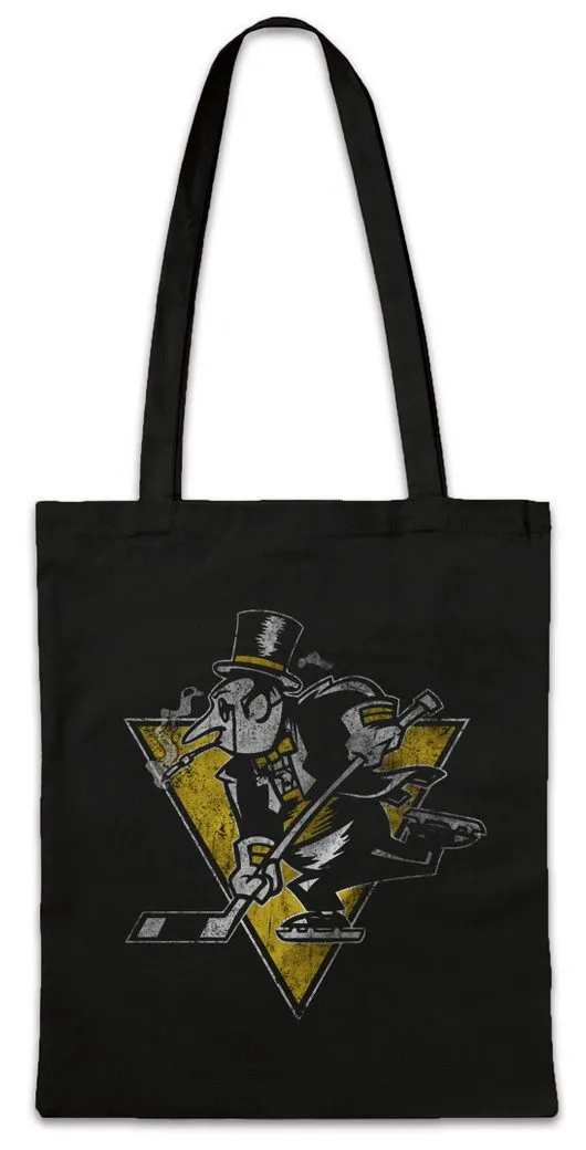 Urban Backwoods Beuteltasche B Penguin Logo Stofftasche Bat Symbol Sign Pinguin Logo Man Gotham (1-tlg), Batman Villain City Dark