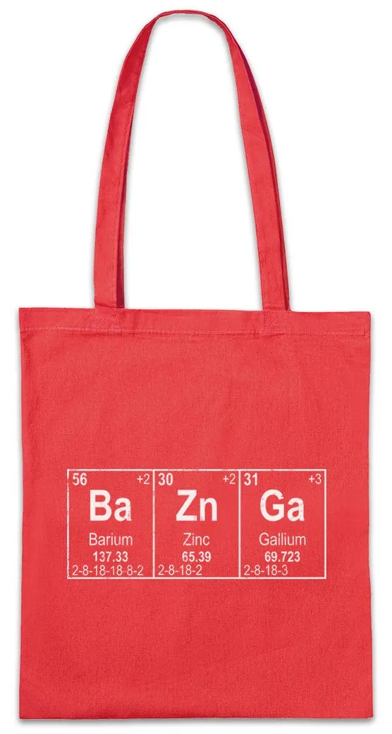 Urban Backwoods Beuteltasche Ba Zn Ga Stofftasche The Lehrer Big Teacher Bang Professor Theory Nerd (1-tlg), Geek Science TC Sitcom