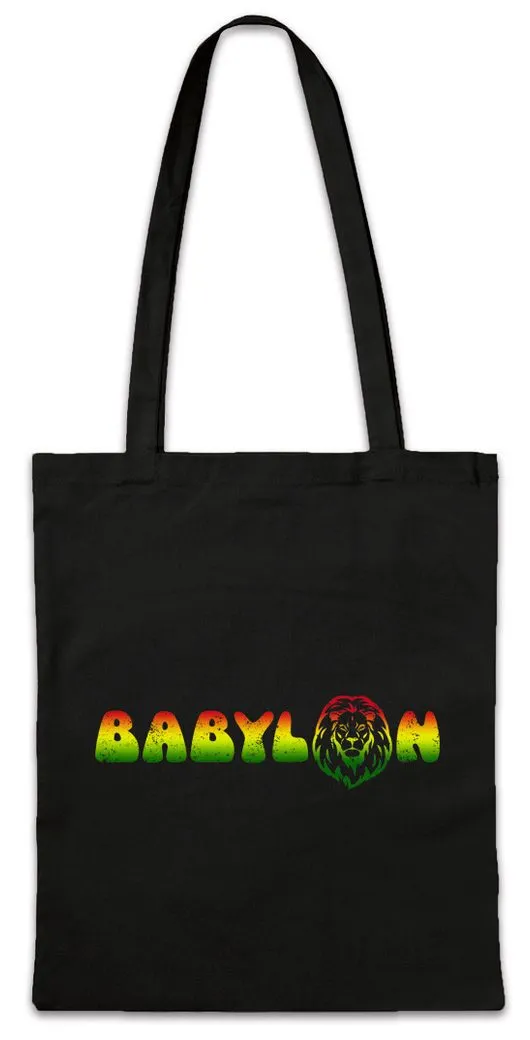 Urban Backwoods Beuteltasche Babylon I Stofftasche Zion Music Jah Babylon Musik Babylon Irie Reggae (1-tlg), Marley Jah Jamaika