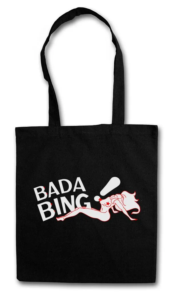 Urban Backwoods Beuteltasche Bada Bing Stofftasche The Logo Club Mafia Mobster Sopranos Drama Mob (1-tlg), TV Italian Family Series