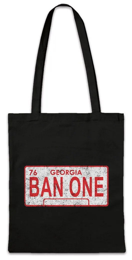 Urban Backwoods Beuteltasche Ban One Sign License Plate Stofftasche Smokey And The Car Bandit (1-tlg), Ausgekochtes Schlitzohr Trans Am
