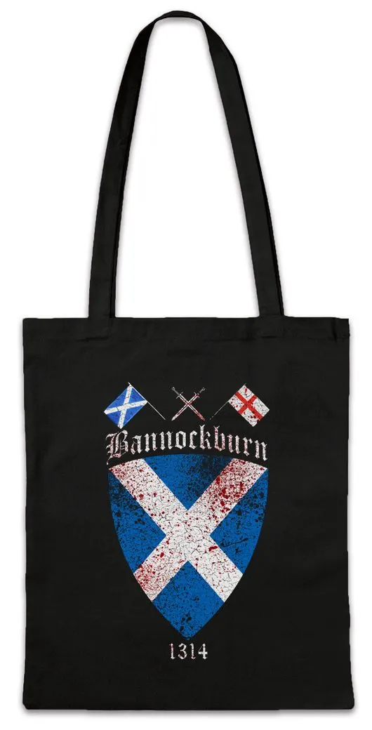 Urban Backwoods Beuteltasche Bannockburn Stofftasche Battle Schlacht 1314 William Wallace (1-tlg), Schottland Scotland Outlander l'Écosse